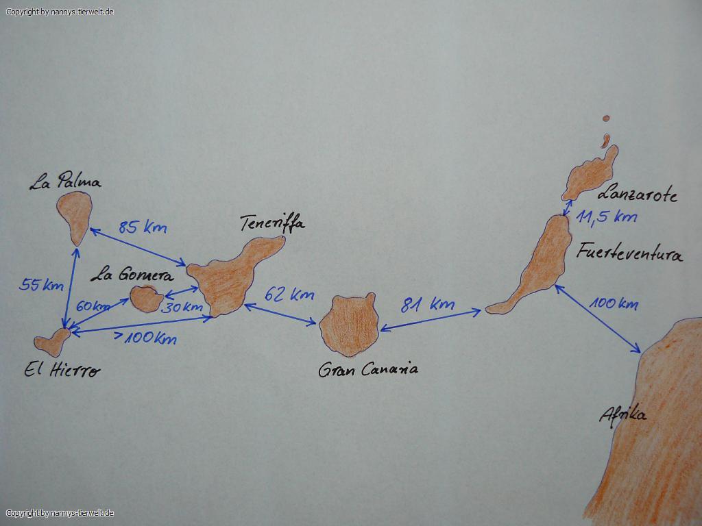 Karte von Kanaren