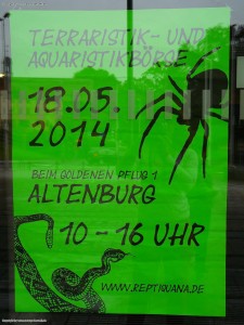 Terraristik- und Aquaristikboerse Reptiquana in Altenburg beim Goldenen Pflug 1